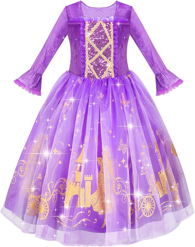 Glamtots Princess Costume for Kids Girls 3-8